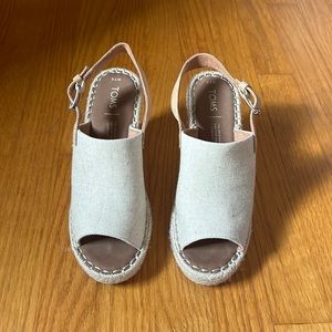 TOMS Monica Espadrille Wedge Sandal